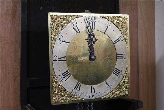 Thomas Gilkes of Shipston. A 30-hpour oak longcase clock W.54cm